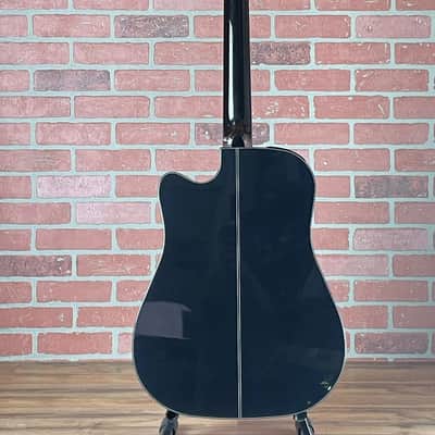 Takamine GD30CE-12 Dreadnought Cutaway 12-String Acoustic-Electric Guitar - Gloss Black image 8