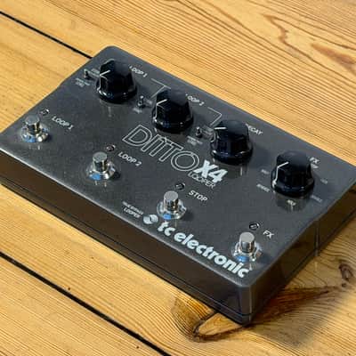 TC Electronic Ditto X4 Looper 2016 - Present - Black image 3