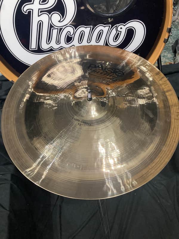 Tris Imboden's, Chicago, Paiste - 18" Twenty Custom Thin China Cymbal 984g 2012 - Brilliant image 1
