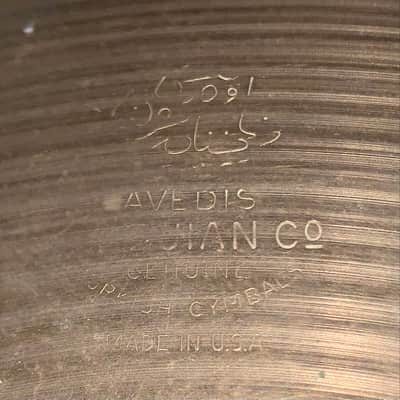 Vintage Zildjian 14"   Hi-Hat  Cymbals made in the usa image 7