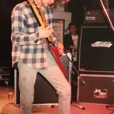 Fender Silverface Twin Reverb Ex Kurt Cobain, Nirvana Bleach Tour Black 1970s image 2