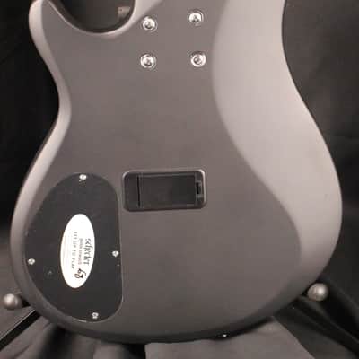 Schecter C-5 Deluxe 5 String Electric Bass Satin Black image 4