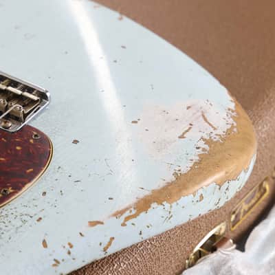 Fender Custom Shop '60s Roasted HS Stratocaster Heavy Relic Sonic Blue image 9