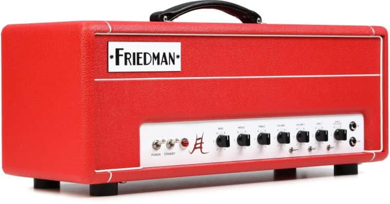 Friedman JEL-50 Jake E. Lee Signature 50-watt Tube Head - Red Bronco Tolex (JEL-50d4) image 1