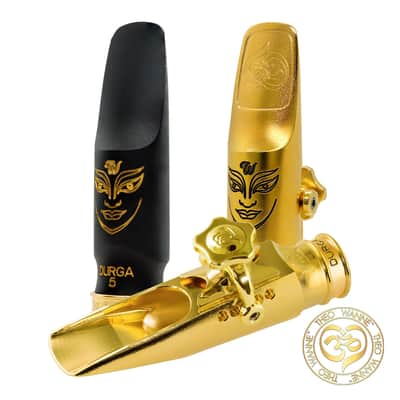 Theo Wanne Alto Saxophone Durga 5 Gold Plated Mouthpiece-DURGA 5 - #7 Gold Plated (0.81") image 4