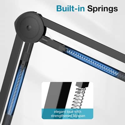 Boom Arm Microphone Stand, Max Load 4.4 Lbs Desk Mic Arm Stand For Quadcast S Solocast Sm7B At2020 Fifine Am8 Razer Seiren Mini image 2