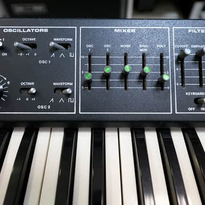Moog Liberation white, from spanish 70's band Asfalto, signed by Bob Moog + original manuals + original case image 6