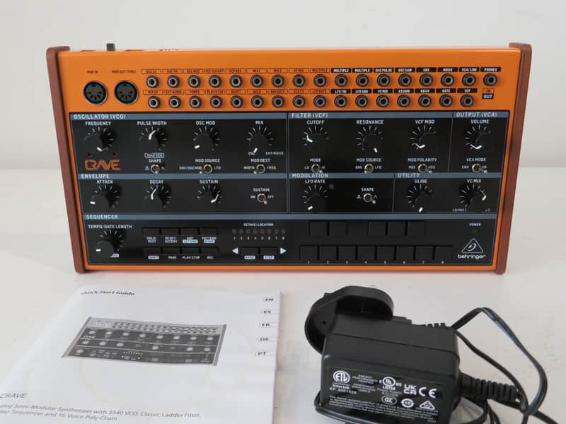 Behringer Crave Analogue Semi-Modular Synthesizer and Sequencer image 1