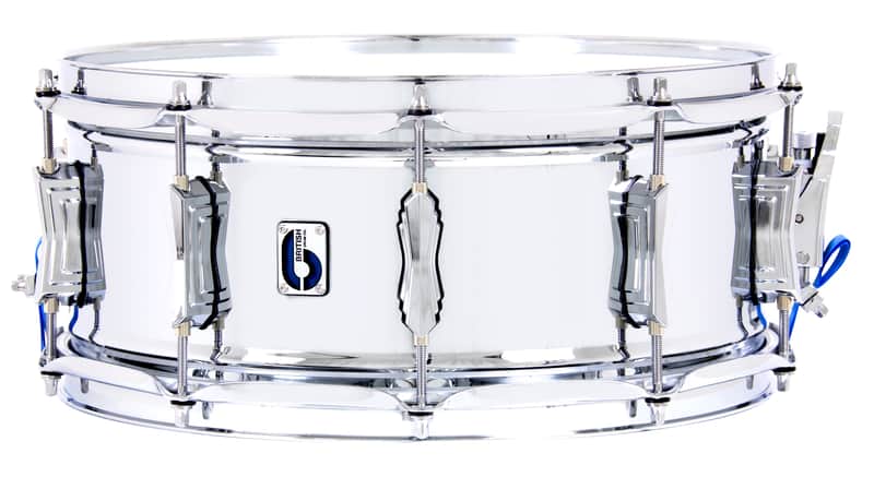 British Drum Co Bluebird 6″×14″ Chrome‑Over‑Brass Snare Drum