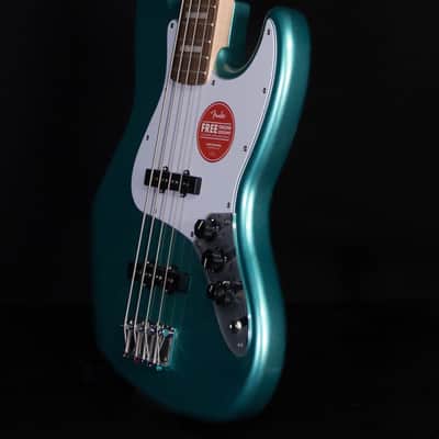 Squier Affinity Active Jazz Bass, Laurel FB, Mystic Sea Foam Green image 2