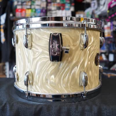 Vintage 1970s Gretsch USA Custom 13" Maple Tom (Stop Sign Badge) - Yellow Satin Flame image 2