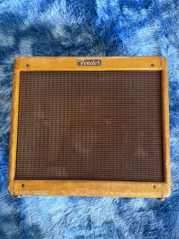 1956 Fender Princeton Tweed 5F2 Narrow Panel 4-Watt 1x8" Guitar Combo Amp image 1