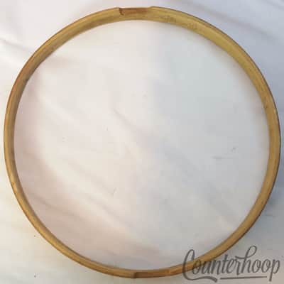 Early American 14"1Ply Solid Maple Wood Hoop/Rim Snare Drum Resonant Vintage 10s image 2