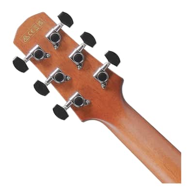 Used Ibanez AAD51CE Acoustic-Electric Guitar - Dark Violin Sunburst High Gloss image 5