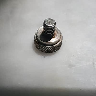 Vintage THUMBSCREW KNOB Bolt Threaded part For: SNARE BASKET arm and OTHER Vintage Drum uses (a) image 2