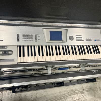 Korg Trinity Plus 61-Key 32-Voice Polyphonic Workstation 1996 - Silver