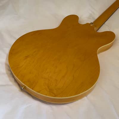 Vintage 2000 Epiphone Dot Deluxe Limited Edition Flame Top - Made in Korea (MIK) - Natural - Free Pro Setup image 7