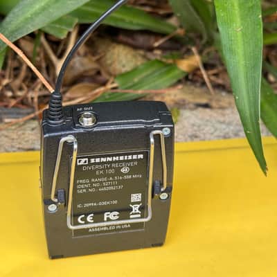 Sennheiser EK 100 G3 Wireless Diversity Receiver (Band A: 516-558 MHz) image 3
