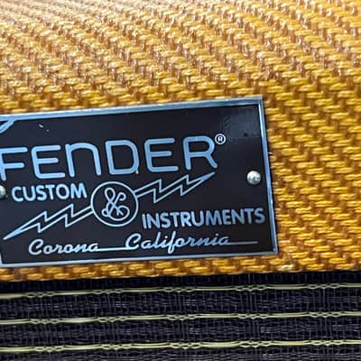 Fender Bass Breaker Custom Shop 40-Watt 2x12" Guitar Amplifier Combo 2002 Tweed Solid Pine Wood Cabinet image 7