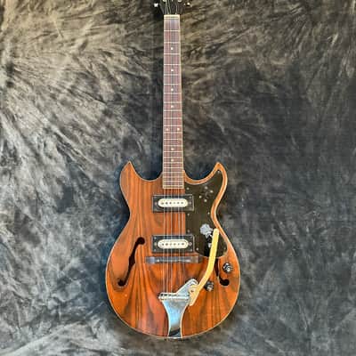 1970’s Hondo H-500 Vintage Semi Hollow Electric Guitar image 1