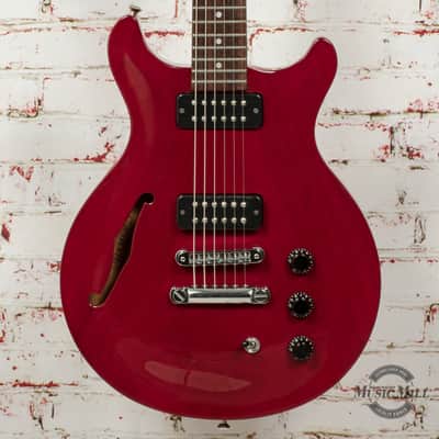 Hamer USA Artist DC Semi-Hollow Electric Guitar Trans Red (USED) x0397 image 1