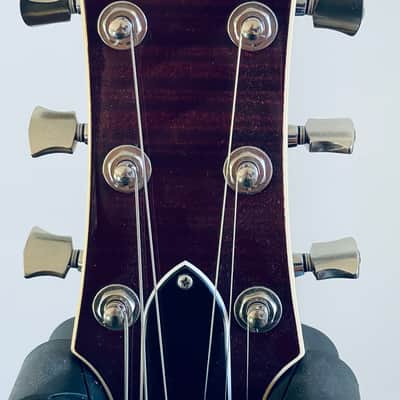 Gretsch G6228FM Players Edition Jet BT with V-Stoptail 2018 - Dark Cherry Stain - Flamed Top image 14