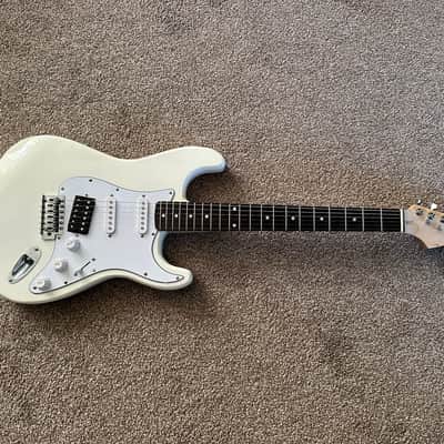 Kurt Cobain K White Strat Replica Build Electric Guitar image 1
