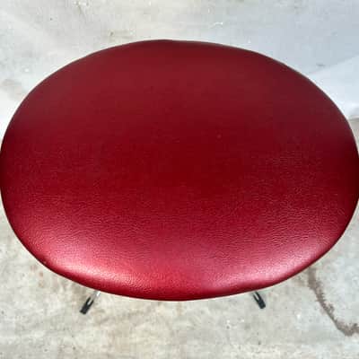 Ludwig No. 1025 Porto-Seat Drum Throne 1960's - Red - RARE image 7
