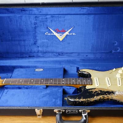 Fender Custom Shop 2025 LTD Roasted Bighead 1966 Stratocaster Super Heavy Relic - Aged Black image 23
