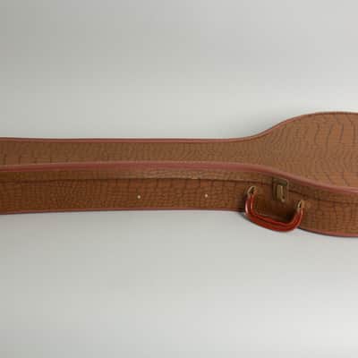Fairbanks Senator No. 1 5 String Banjo (1905), ser. #23077, brown alligator chipboard case. image 21
