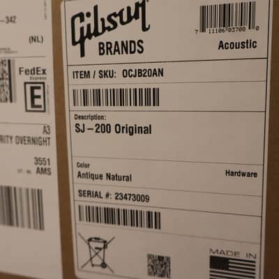 Gibson SJ-200 Original Antique Natural image 13