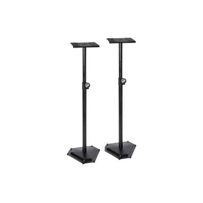 On-Stage SMS6600P Hex-Base Monitor Stand, 90lbs Capacity, Pair image 1