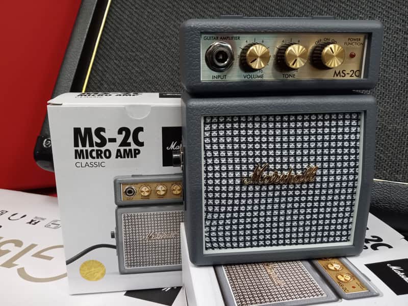 Marshall MS-2 1-Watt Battery-Powered Micro Amp - Classic Dark Grey image 1