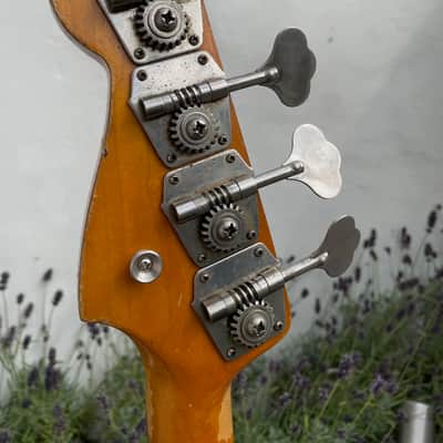 1964 Fender Precision Bass in Fiesta Red. image 3