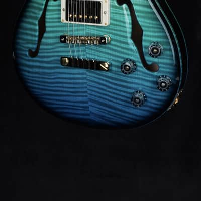 2025 PRS McCarty 594 Hollowbody II in Sprayer's Choice "Ocean Fade Smokeburst" with 10 Top and Back image 2