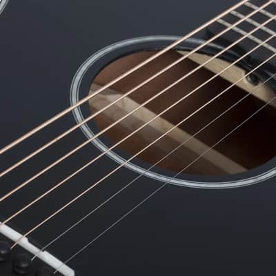 Schecter Regulo Caro-7 Acoustic Satin Black 7-String Acoustic-Electric Guitar B-Stock image 9