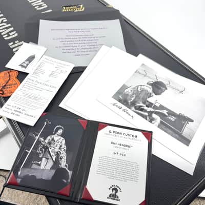 2020 Gibson Custom Shop Murphy Aged Jimi Hendrix 1969 Flying V - Ebony image 15