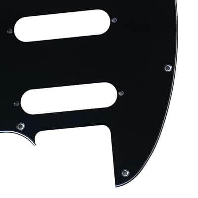 New 3 Ply Black Fits Fender Telecaster Double ST Single Coil Guitar Pickguard image 2