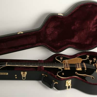 Gretsch Broadkaster LX Center Block with String-Thru Bigsby and Gold Hardware Ebony Fingerboard Black JT25061691 image 12