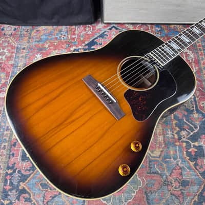 Gibson J-160E Vintage Sunburst Weather Checked and Worn USA - 1993 image 4