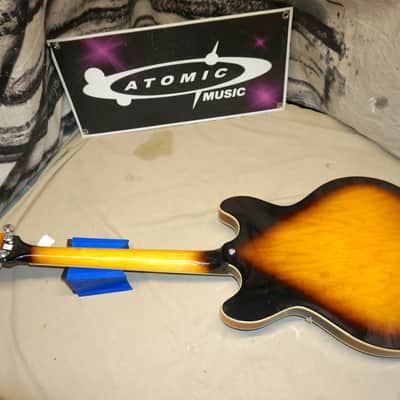 Washburn HB-30 TSK HB30TSK hb30 Semi-Hollow Body Guitar 2010 Tobacco Burst image 5