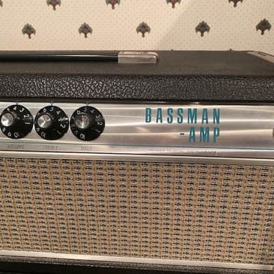 Fender Bassman 2-Channel 50-Watt Guitar Amp Head 1968 - 1969 - Silverface image 8