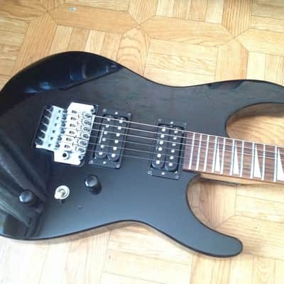 90's 1999 Grover Jackson  Dinky style Reverse Headstock Japan Black image 3