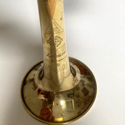 Selmer-Paris Maurice André 4-Valve Piccolo Trumpet in G (Sol) 1970 - Gold Lacquer image 5