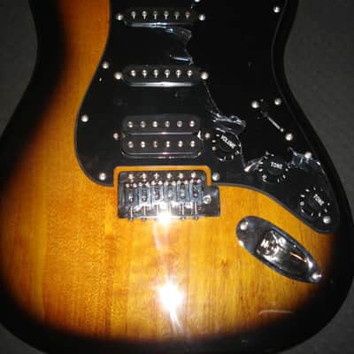 Squier Stratocaster Squier Stratocaster Body Sonic Series FSR 2TS Tone Sunburst Finish Fully Loaded image 1