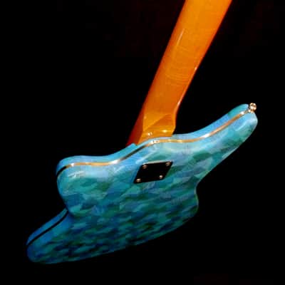 Egmond BEG 2-V 1967 Blue Vinyl.  Retro Cool Bass. A true vintage piece. RARE. image 23