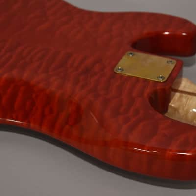 1980s Schecter USA Dallas-Era PJ Bass Employee Build Cherry Red w/OHSC image 15
