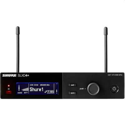 SHURE SLXD24+/N8C-G57 Rackmount Digital Wireless Clean Cardioid Mic System imagen 3