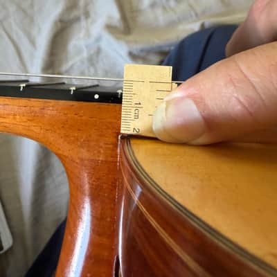 Tim Harris concert classical guitar No. 19 hand crafted in Vancouver Washington 2009 - French Polish image 7