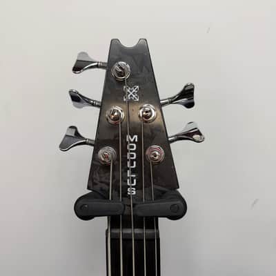 Vintage Modulus Quantum V 5-String Active Electric Bass Guitar Carbon Fiber Neck with Original Case 1989 image 4